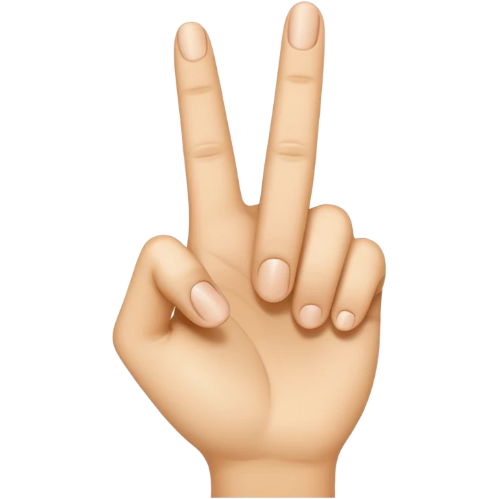 “Emoji-style hand making the letter ‘L’, with the index finger slightly curved. Clean, simple design, smooth shapes, neutral skin tone. White or transparent background, high resolution.” emoji