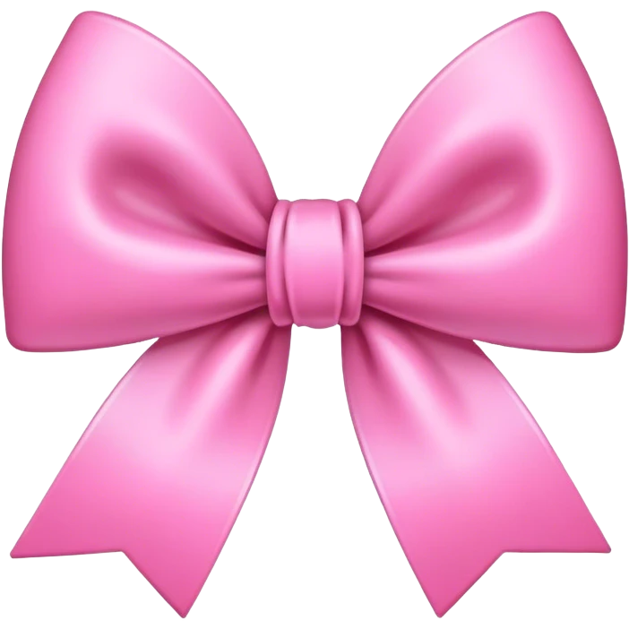 cute pink bow emoji