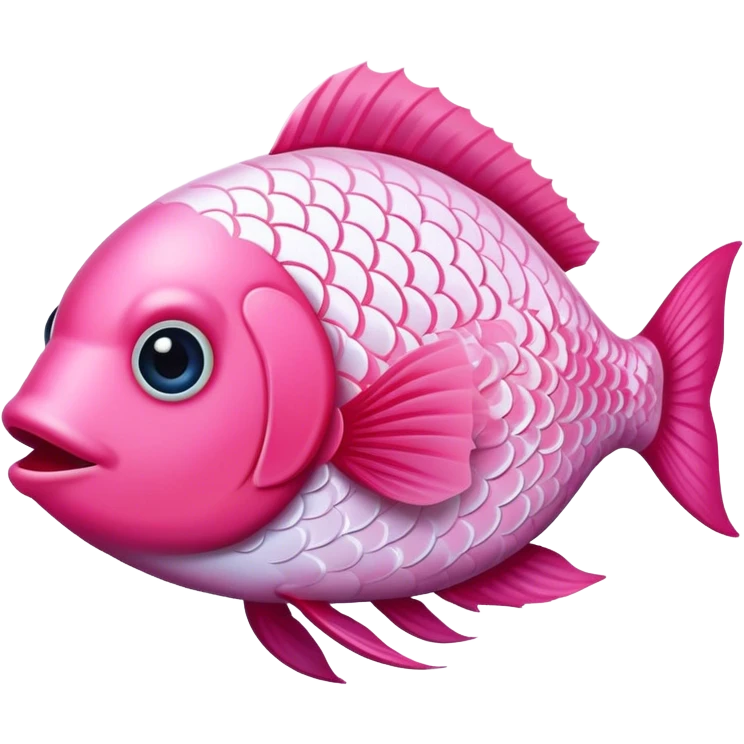 white pink-fish emoji