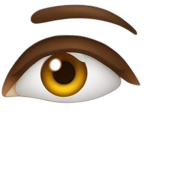 Fille brune yeux marrons emoji
