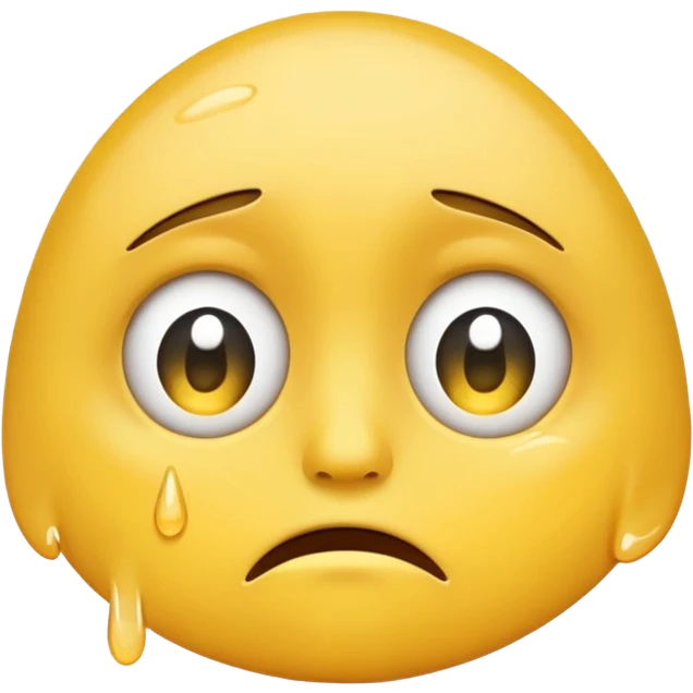 Crying emoji with only one eye emoji