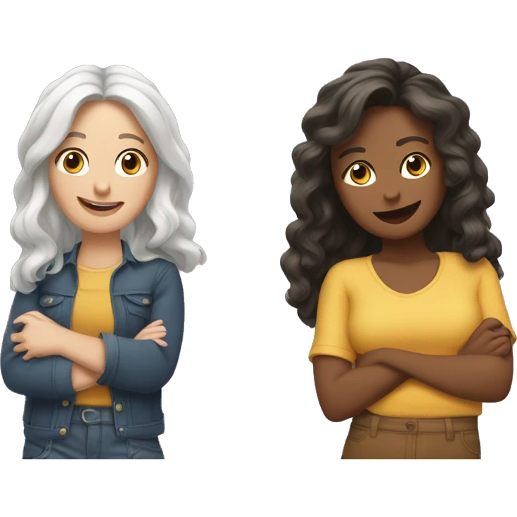 Zwei beste Freundinnen emoji