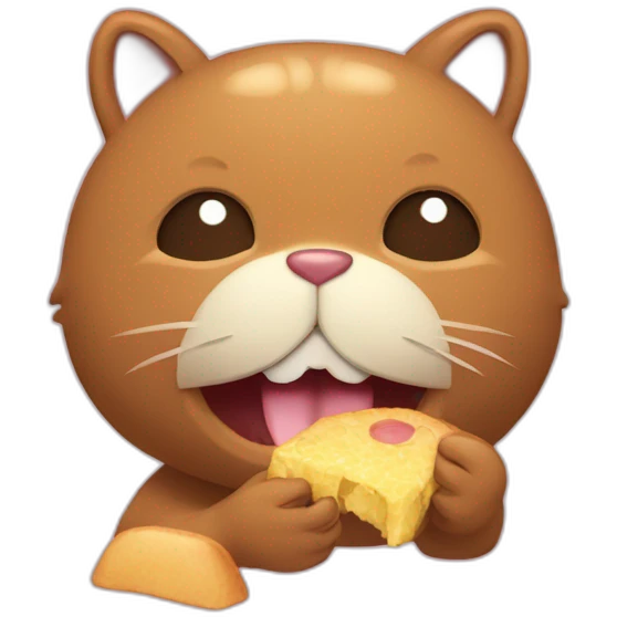 ours qui mange un chat emoji