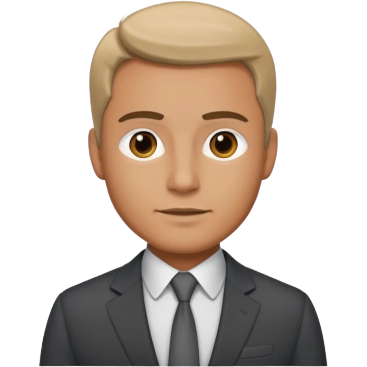 man with suit emoji