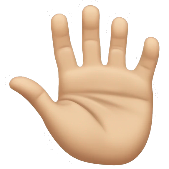 Hand with ring finger pointing down  emoji