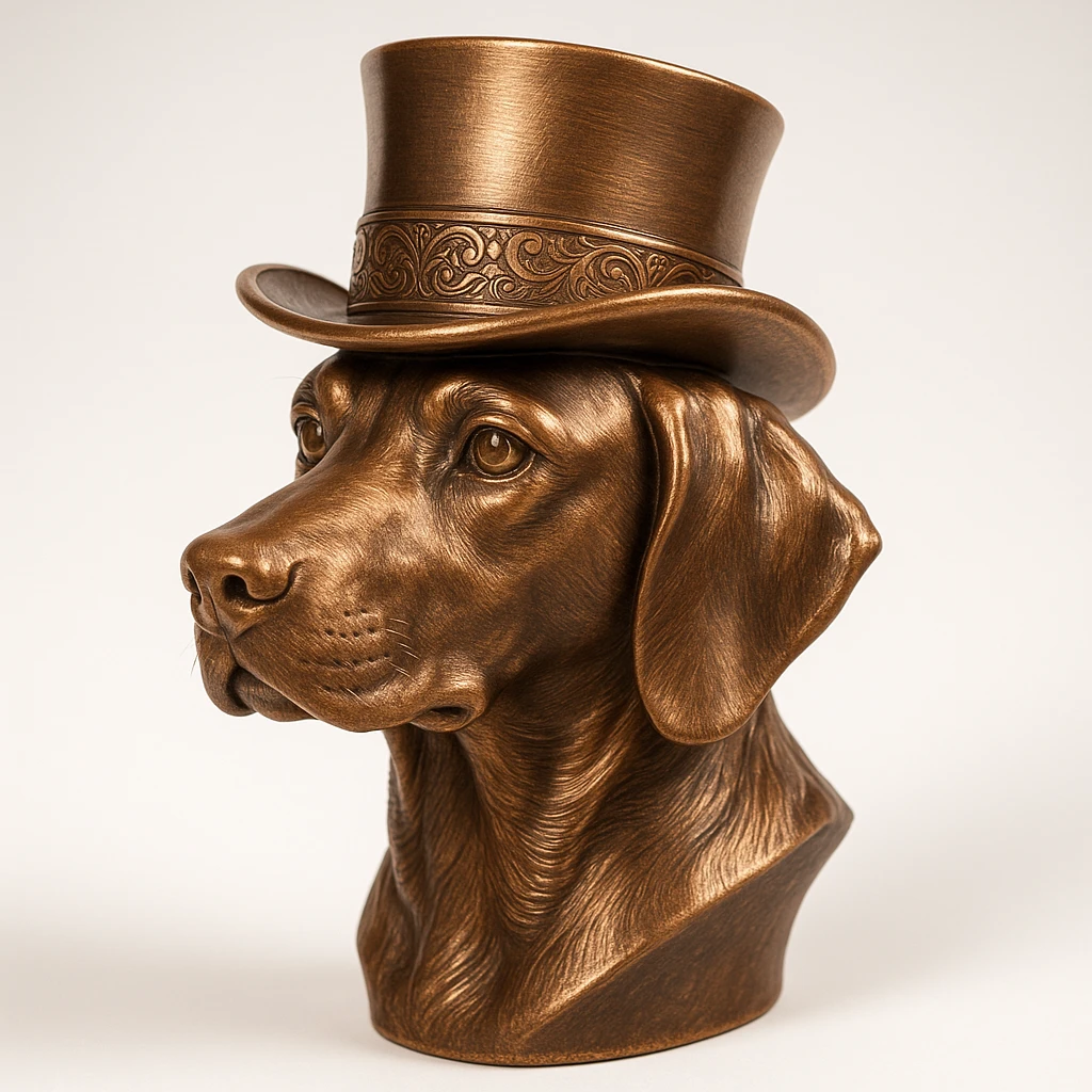 dog with tophat emoji