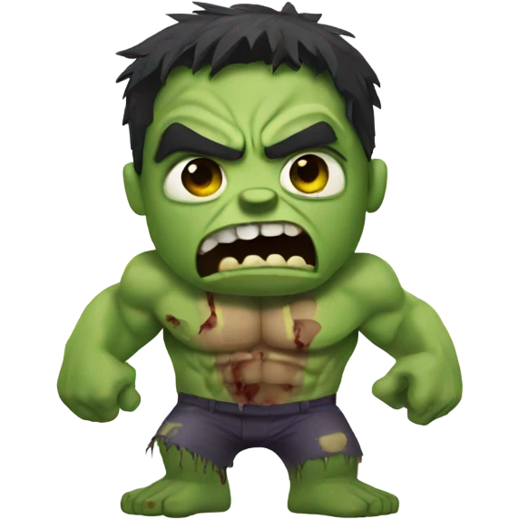 Hulk Zombie emoji