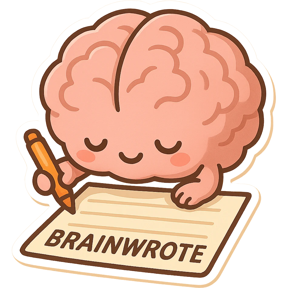brainwrote emoji