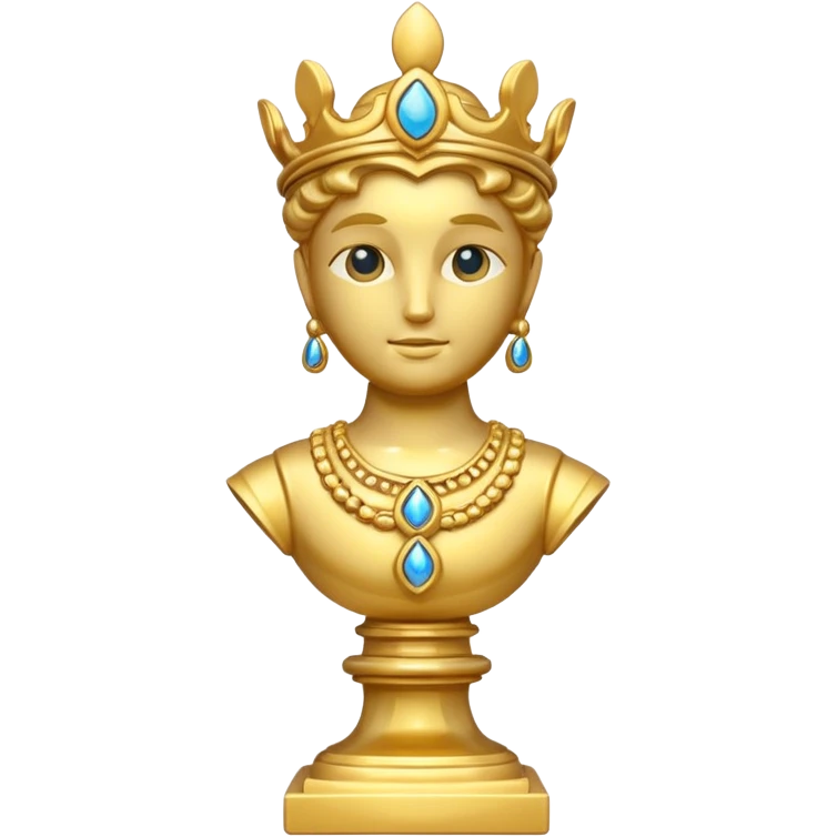 statue gold emoji