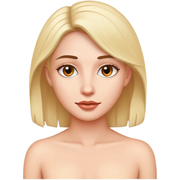 Голая женщина с ссиськами emoji