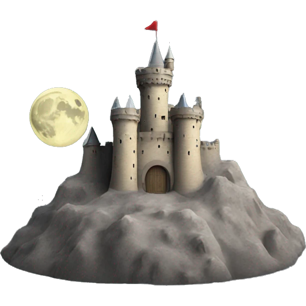 Castle on the moon emoji