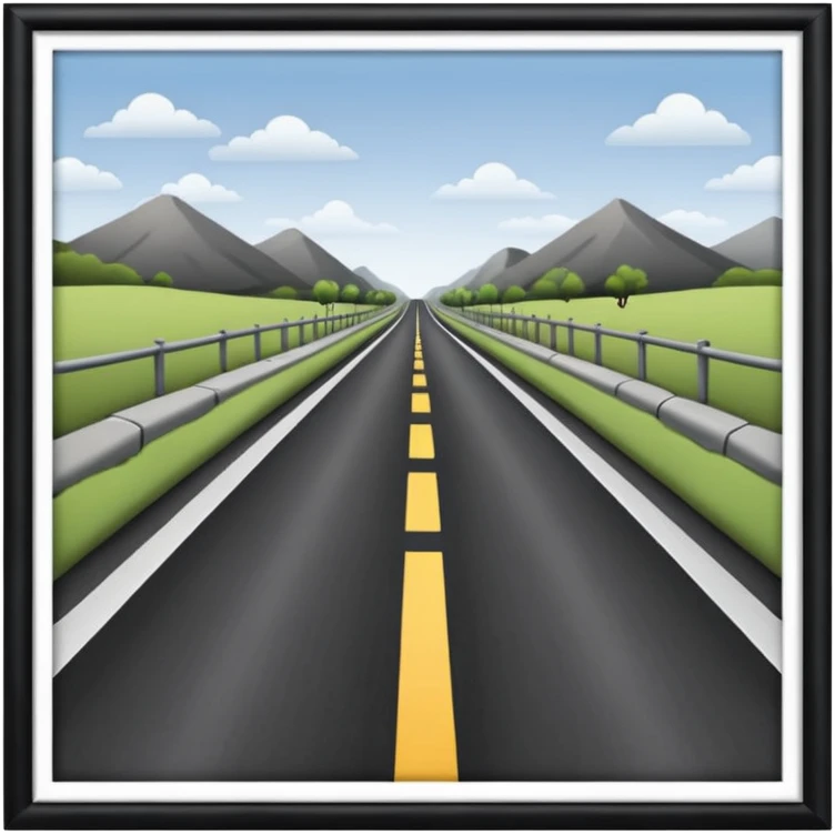 CARRETERA de lado emoji