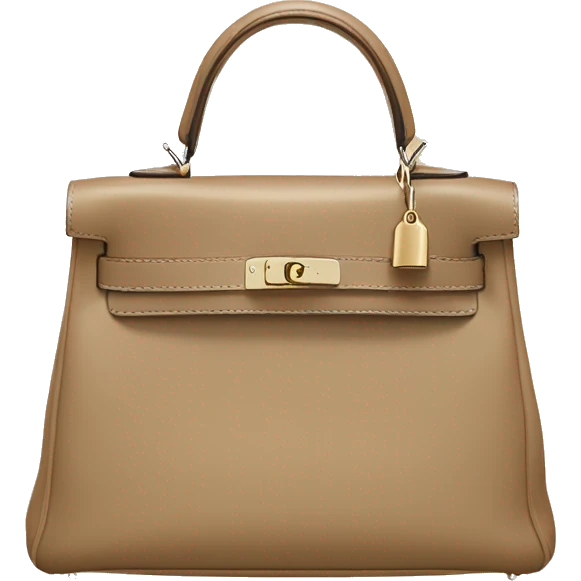 beige hermes kelly bag emoji
