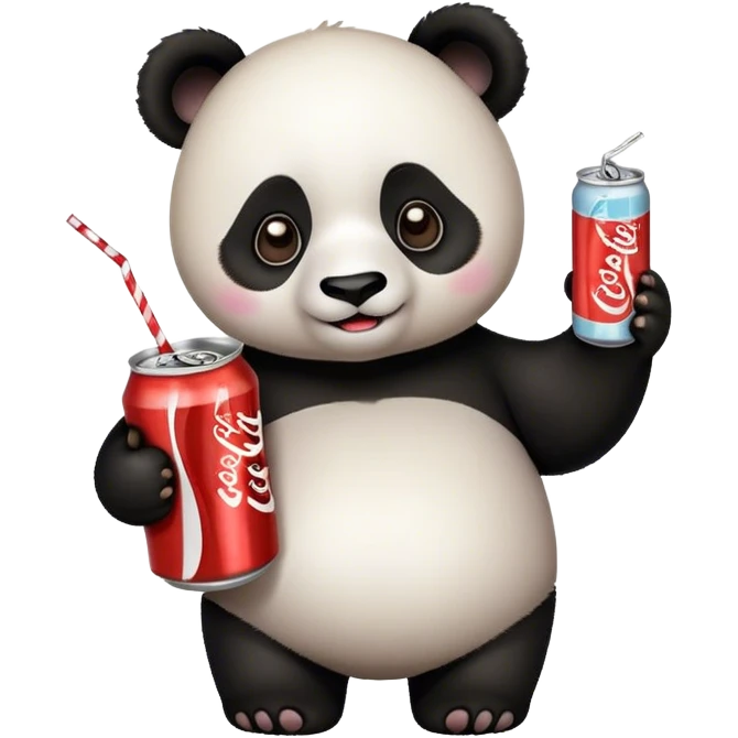 Panda bring soda emoji
