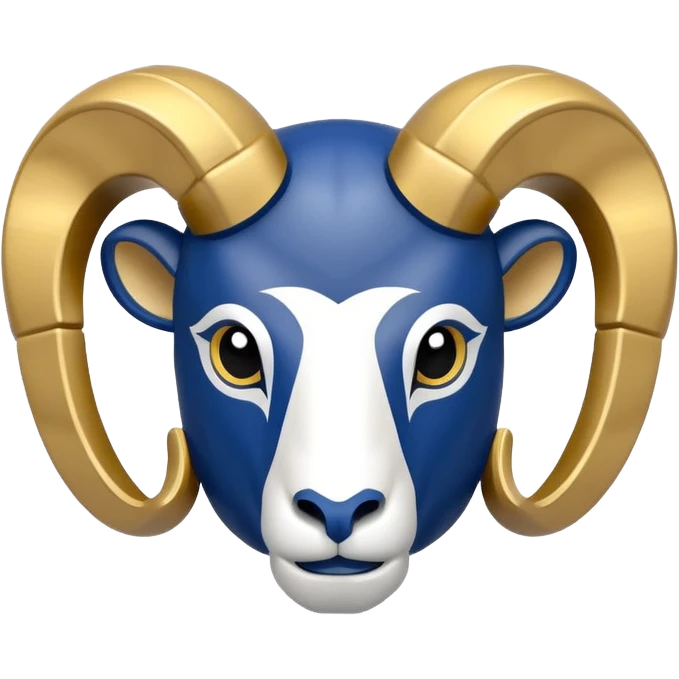 Los Angeles rams nfl logo emoji