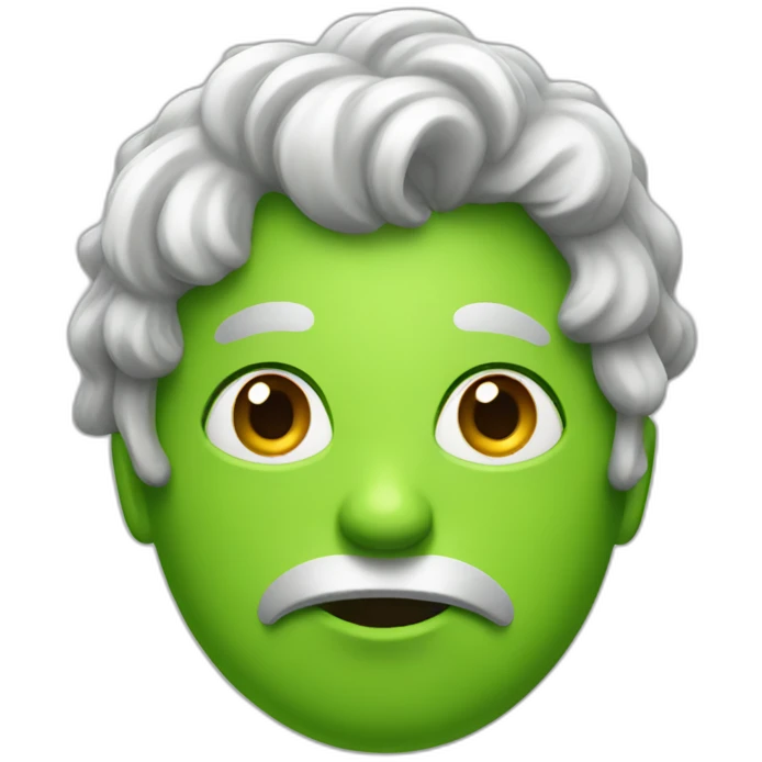 Green smothy emoji