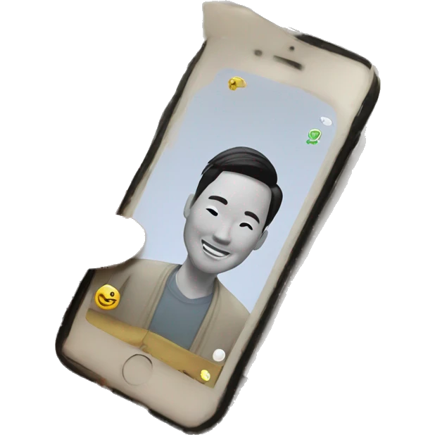 Chinese man makes iPhone emoji