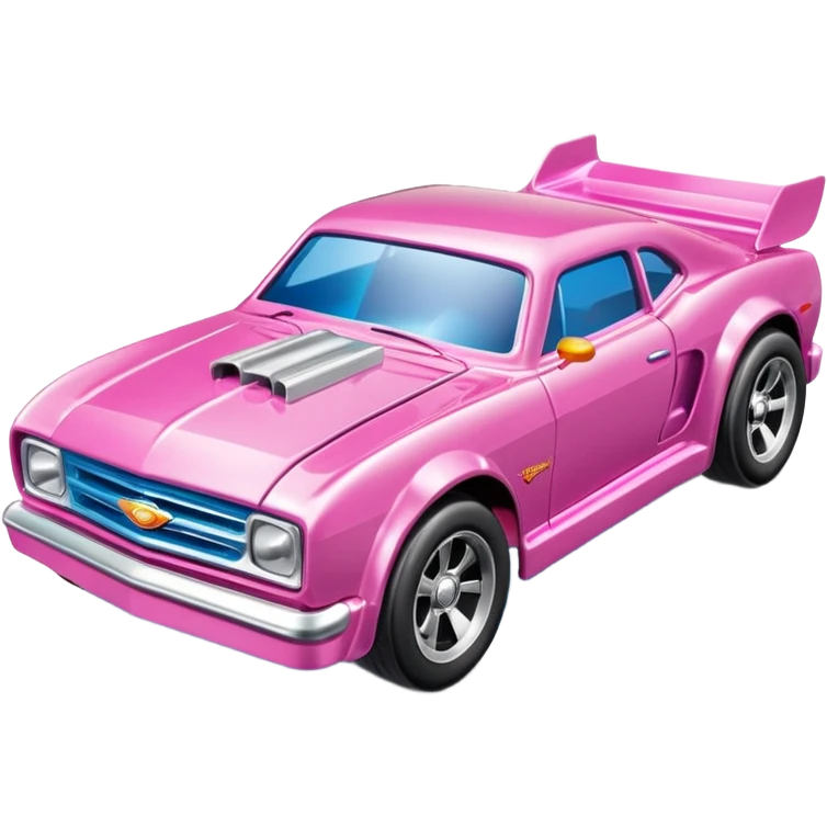 Машинка HotWheels розового цвета в классической упаковке HotWheels. emoji