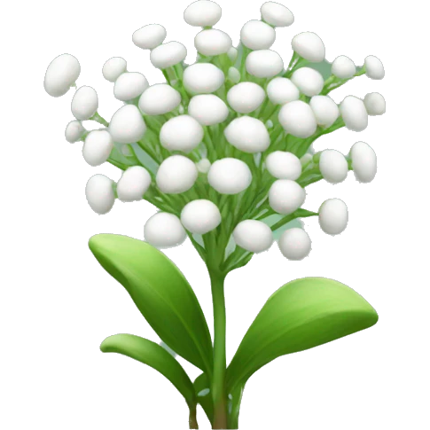 baby’s breath plant emoji
