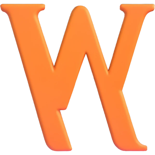 elegant furniture store logo with letter M emoji