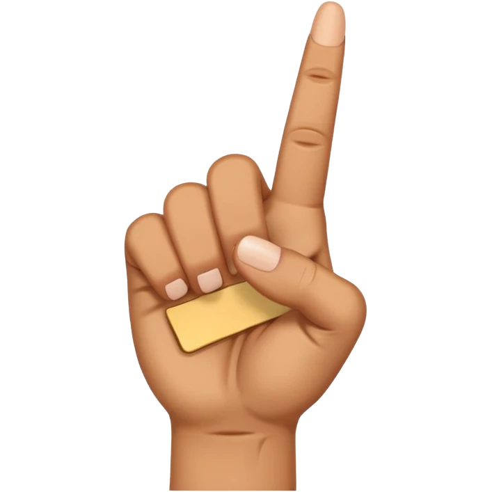 Emoji middle finger emoji