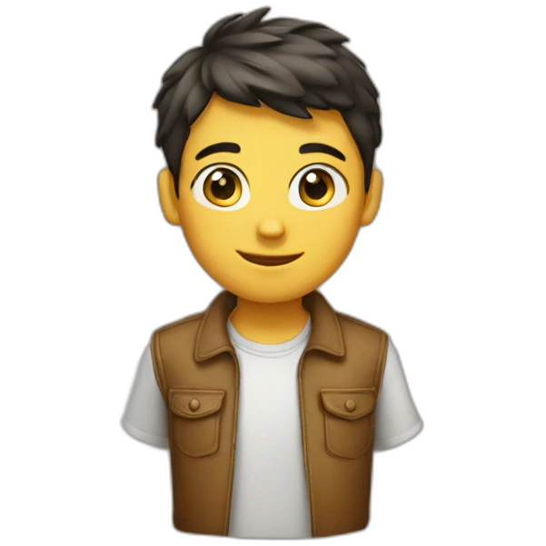 smart boy emoji