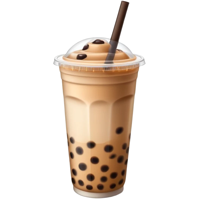 Boba with ONE STRAW emoji