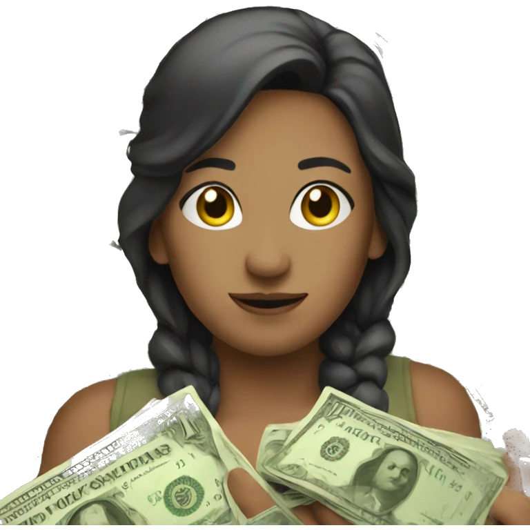 lesbians with money emoji