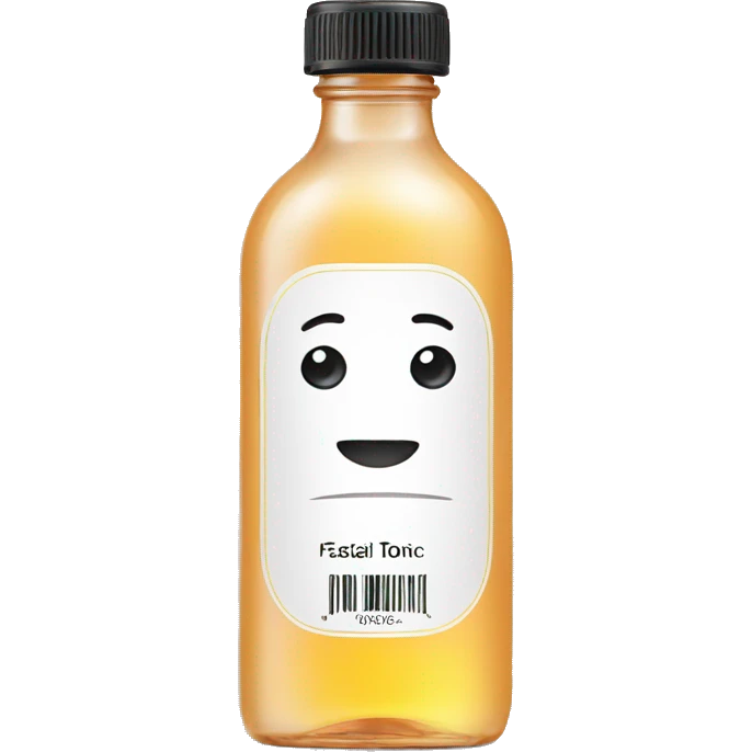 facial tonic with label emoji