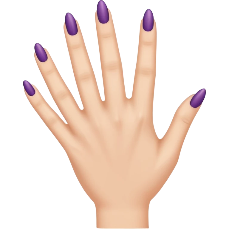 elegant female hand emoji