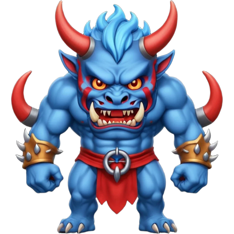 blue oni emoji