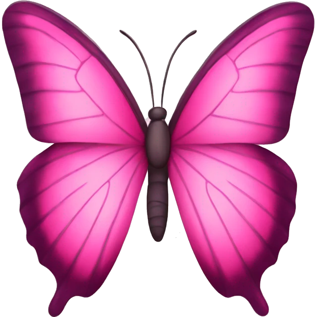 pink butterfly  emoji