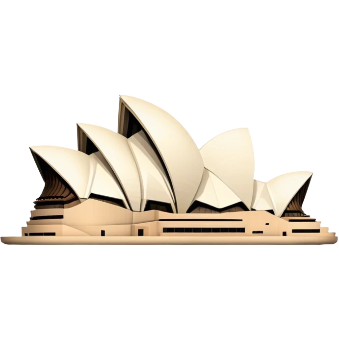 sydney opera house, no frame emoji
