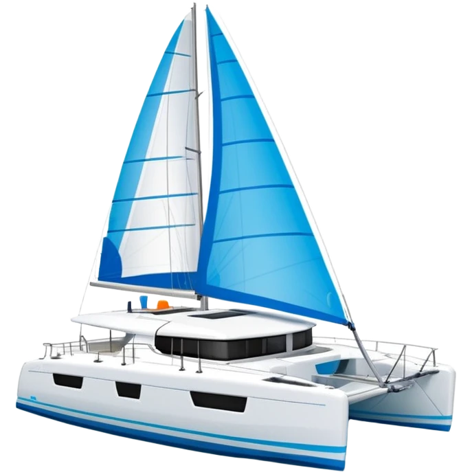 Make me a lagoon 43 catamaran. No wording  emoji