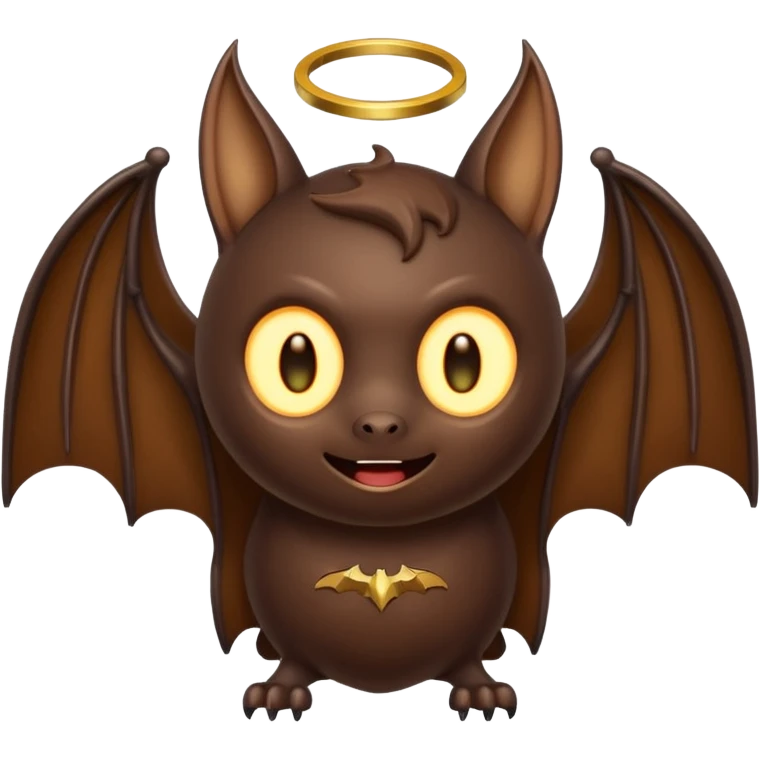 bat with halo emoji