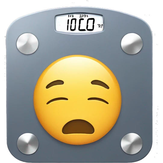 body weight scale emoji