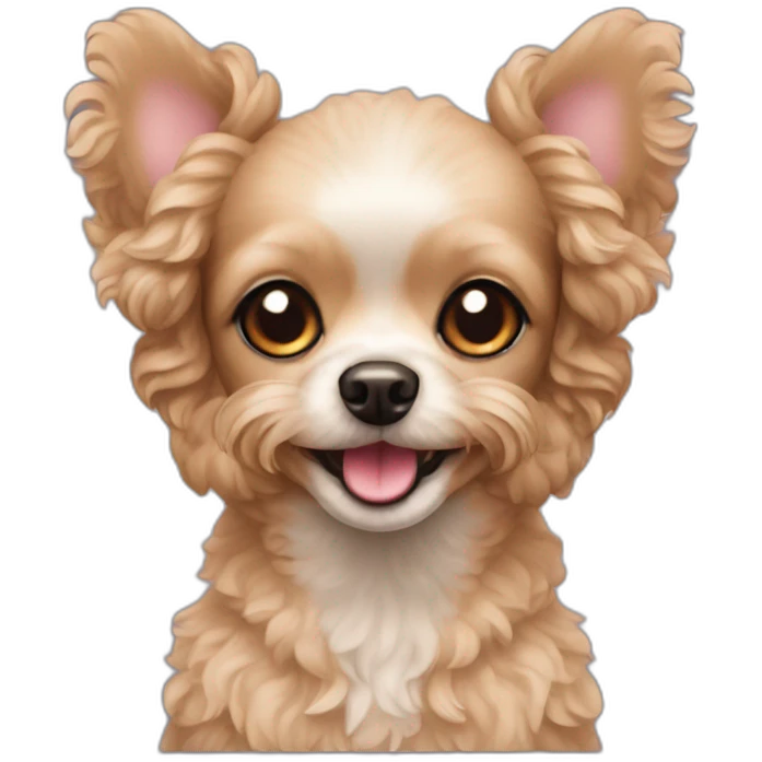 toy poodle chihuahua dog emoji