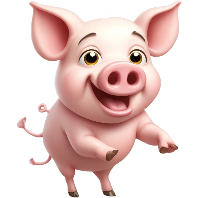 Pig farting  emoji