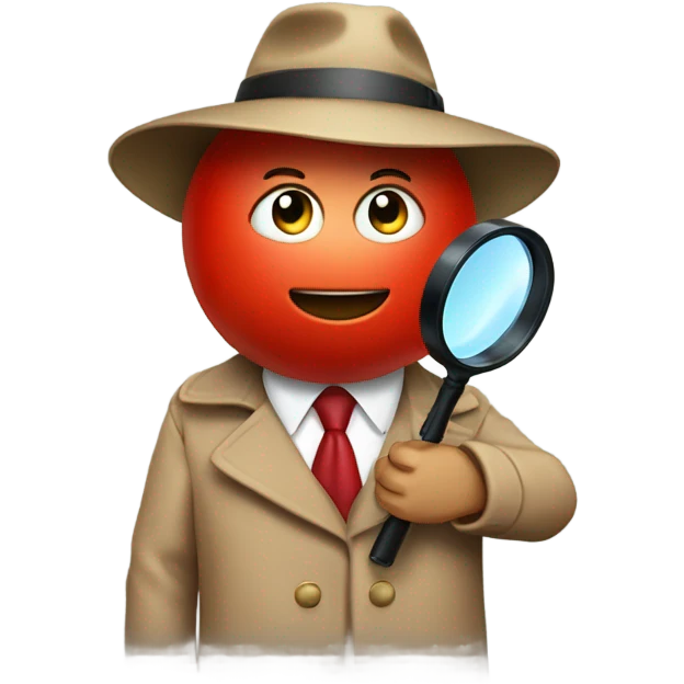 Tomato spy emoji