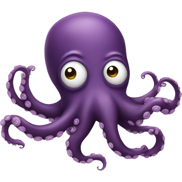 Octopus with a mustache  emoji