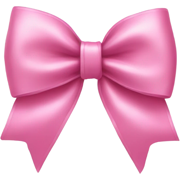 Fancy elegant majestic pink bow emoji