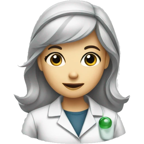 Laboratory specialists girl  emoji