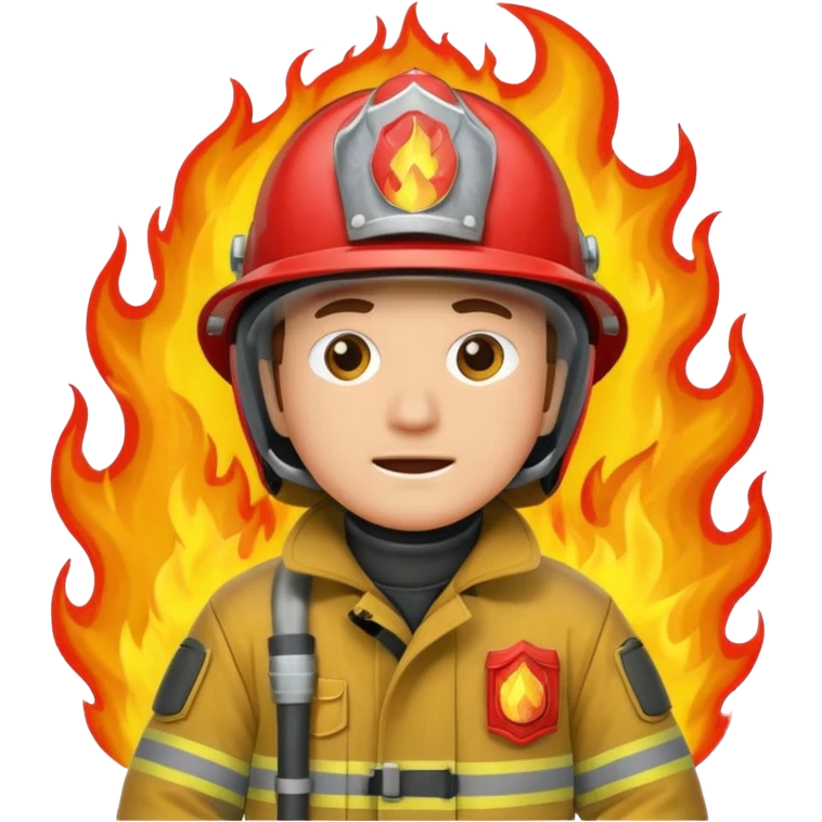 Fireman fire emoji