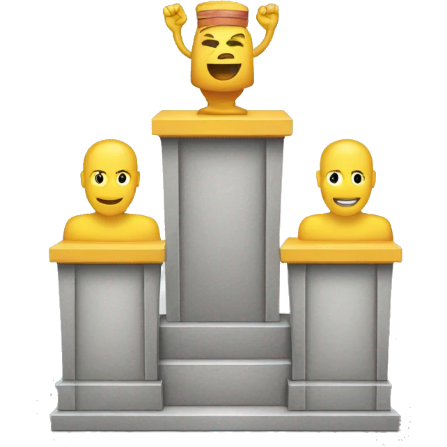 three-slot podium emoji