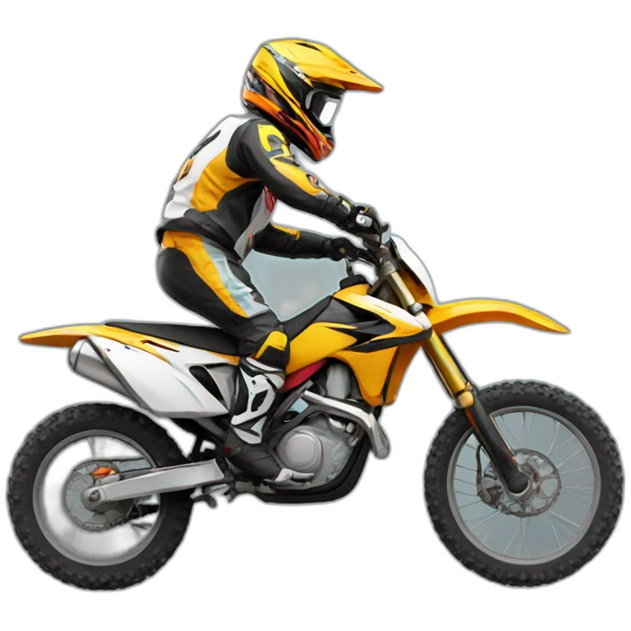 Moto cross emoji