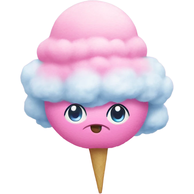 cotton candy  emoji