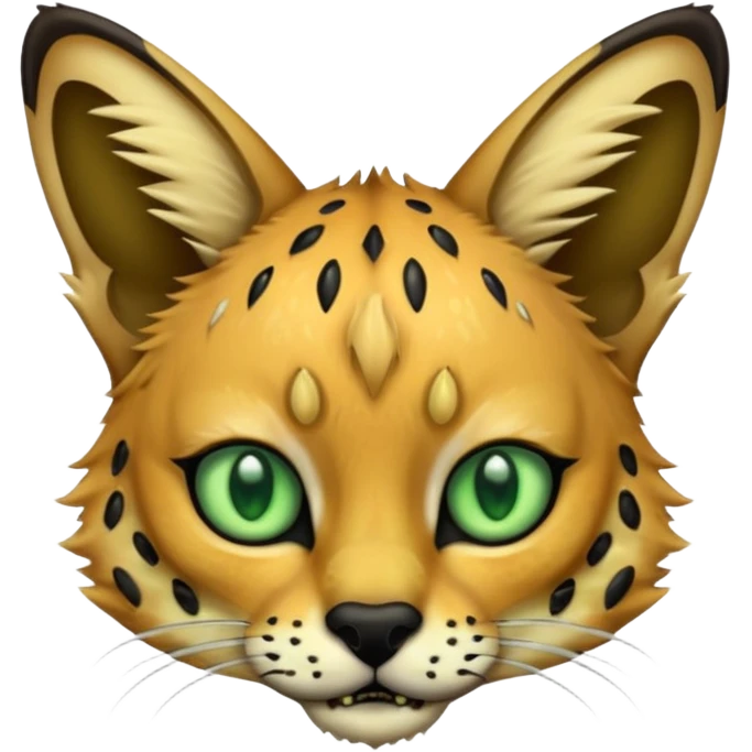 Zombie-serval emoji