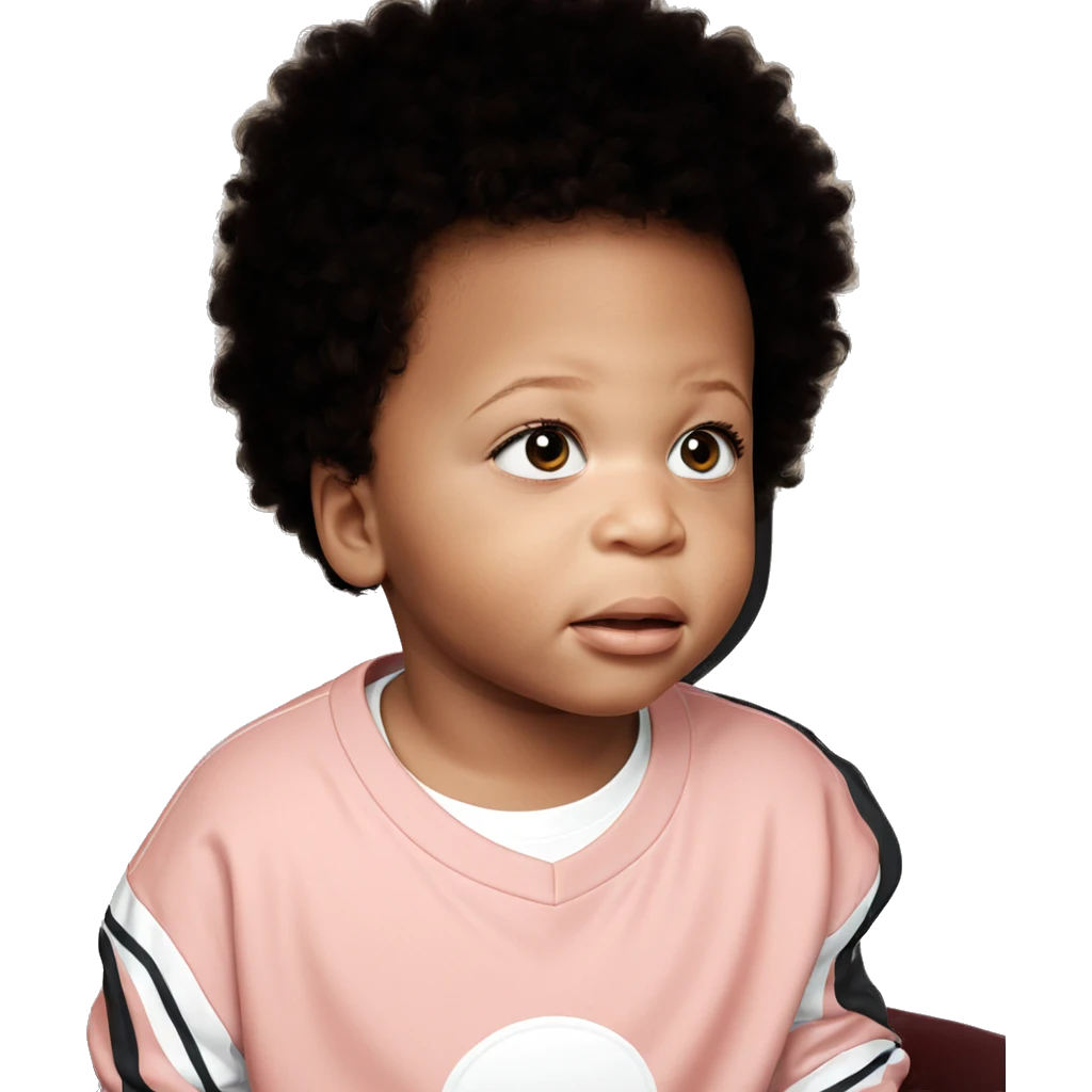realistic portrait of male child emoji