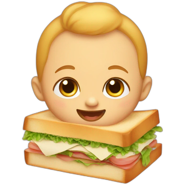 baby sandwich emoji