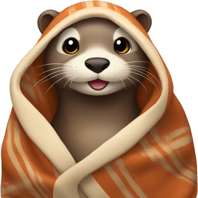 otter with blanket  emoji